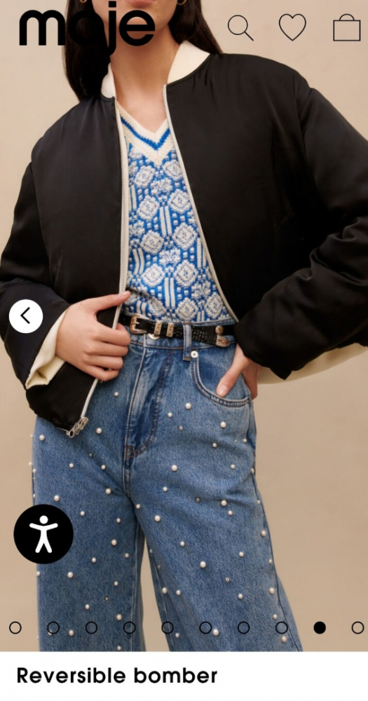 Maje Veste double face