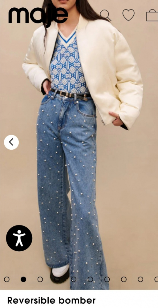 Maje Veste double face