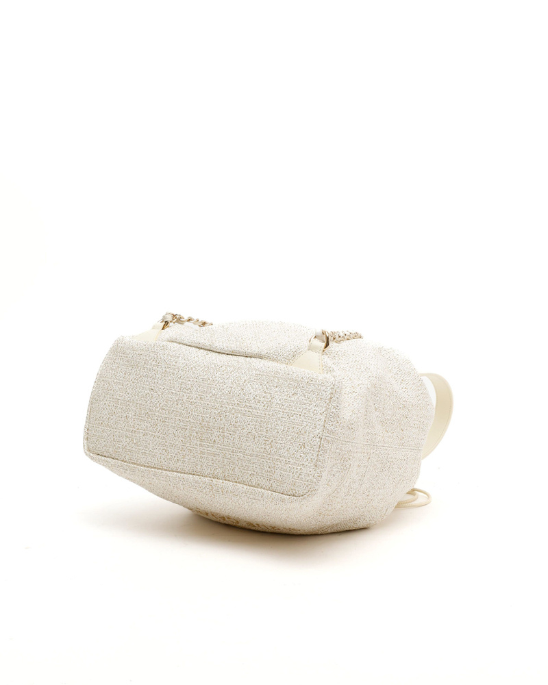 Chanel Deauville Tweed Backpack