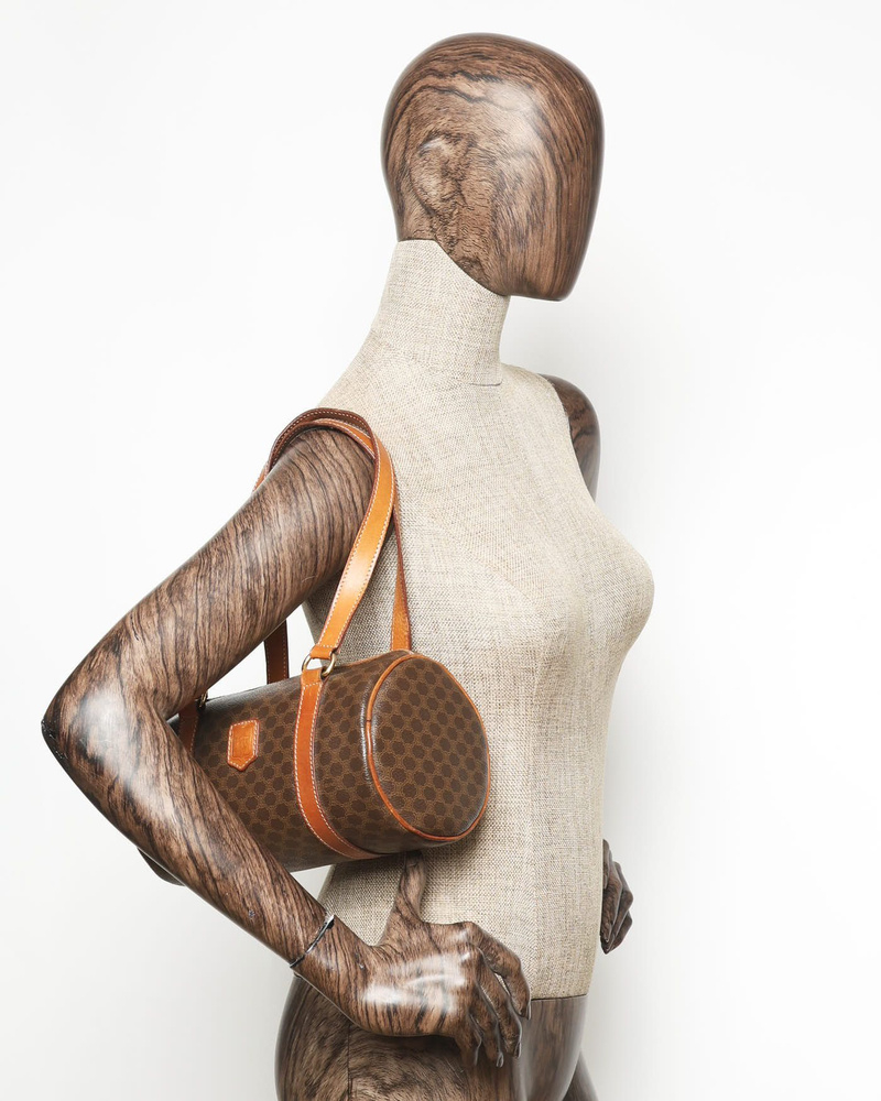 Celine Céline Mini Macadam Boston Bag