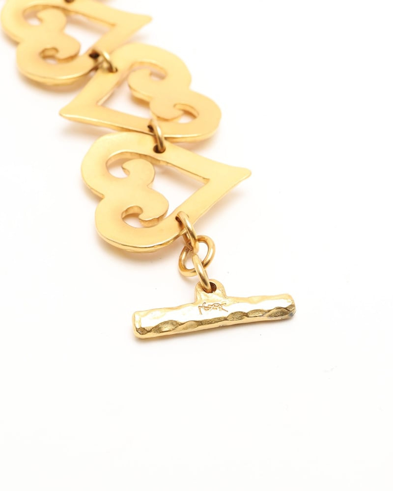 Saint Laurent Heart Bracelet