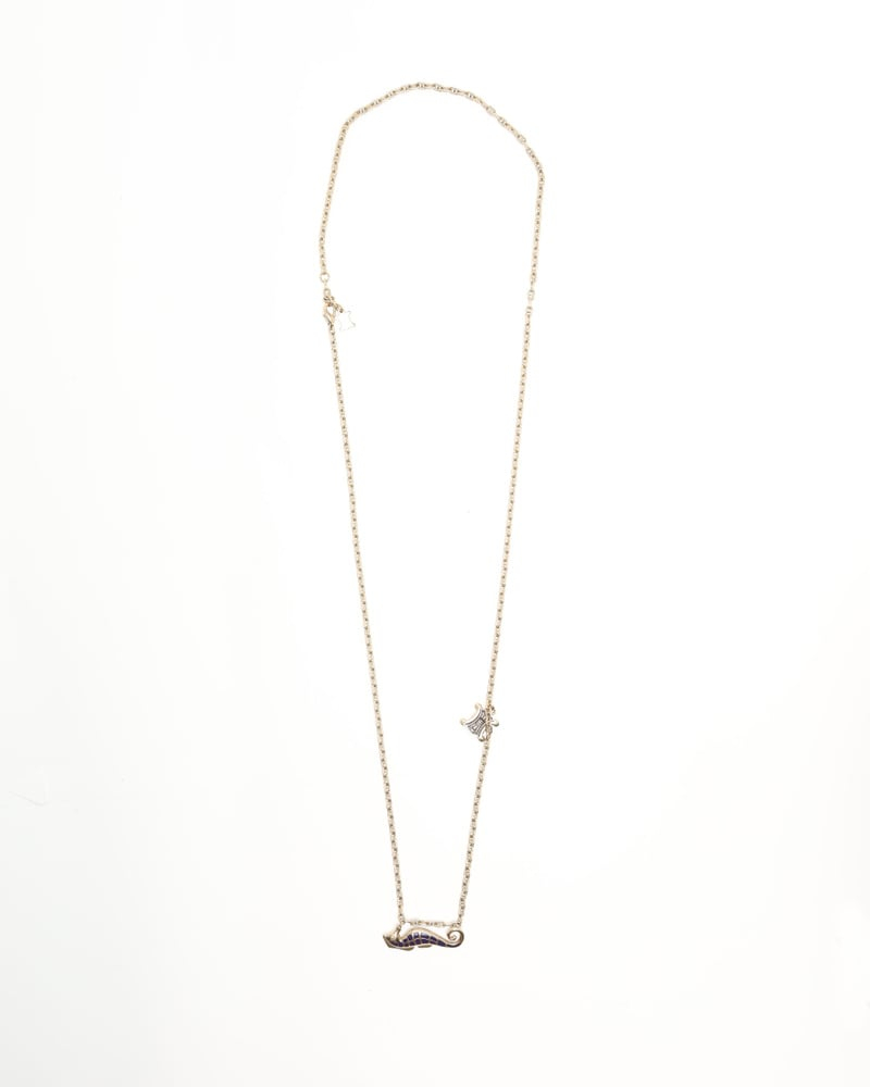 Celine Céline Seahorse Triomphe Necklace