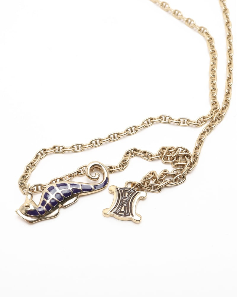 Celine Céline Seahorse Triomphe Necklace