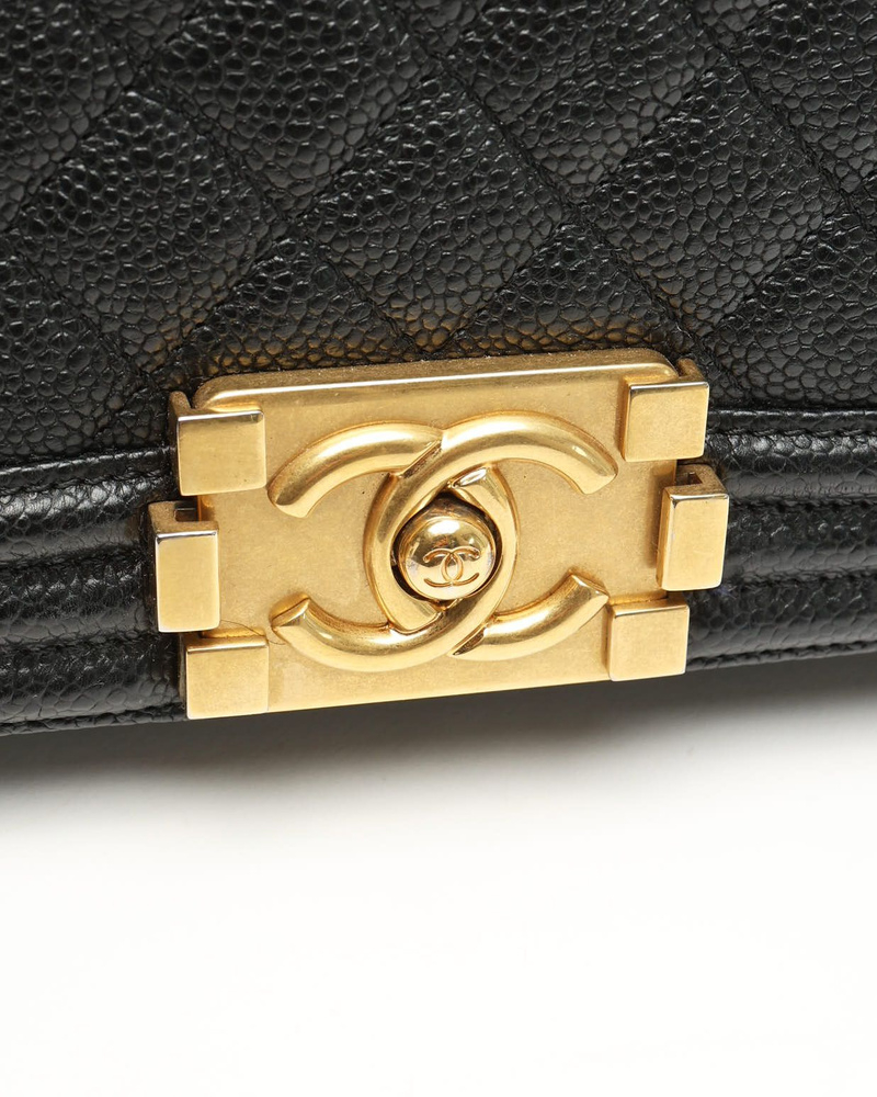 Chanel Caviar New Medium Boy Bag
