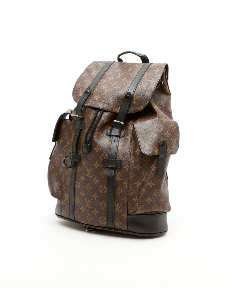 Louis Vuitton Macassar Christopher MM Backpack