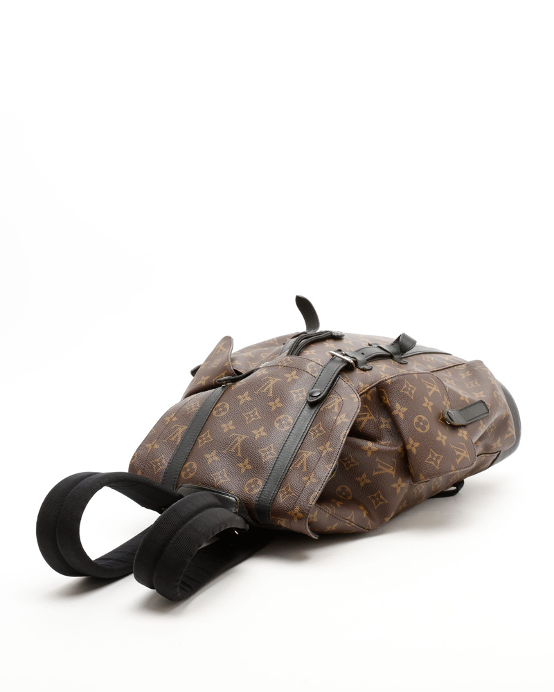 Louis Vuitton Macassar Christopher MM Backpack