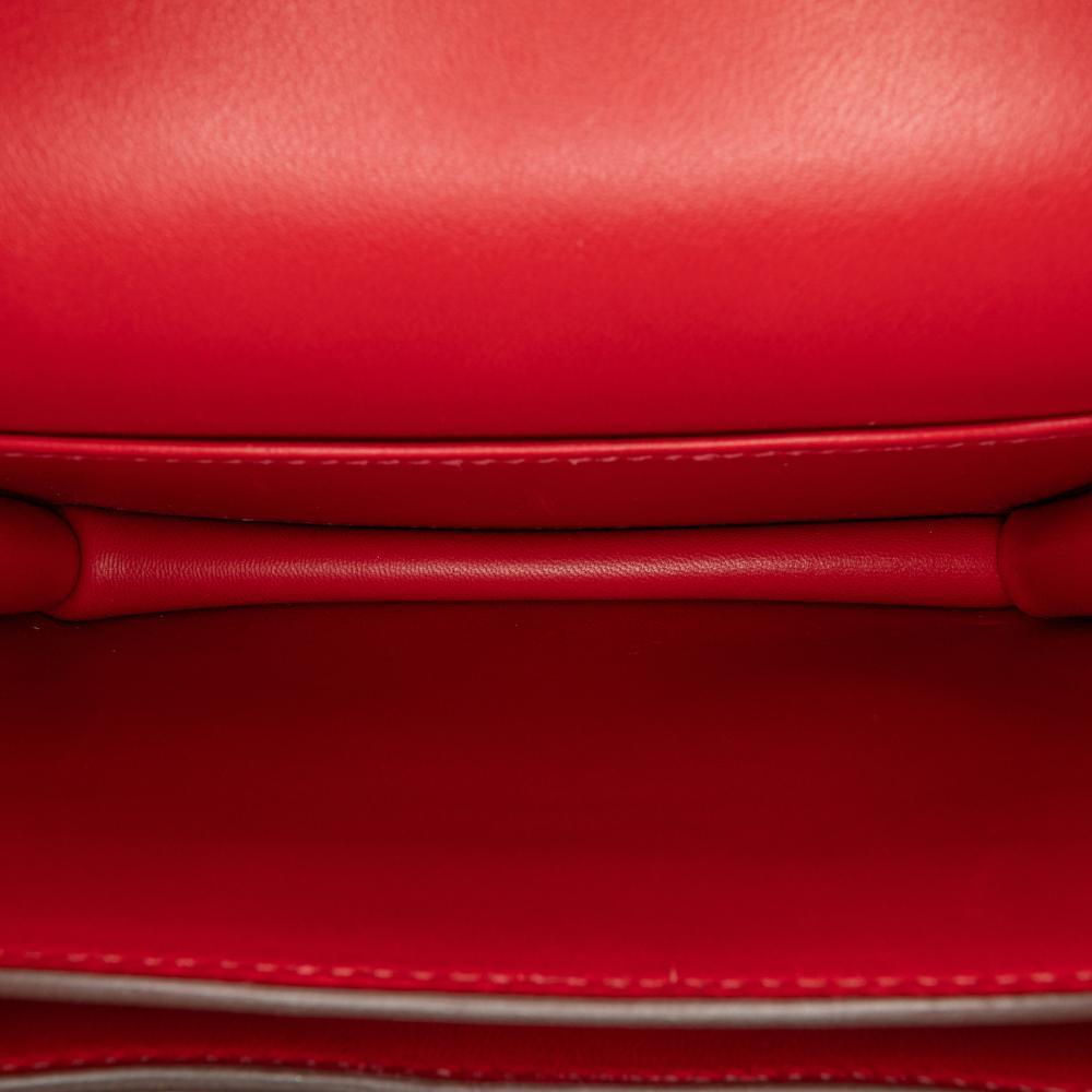 Hermès AB Hermès Red Calf Leather Mini Evercolor Constance 18 France