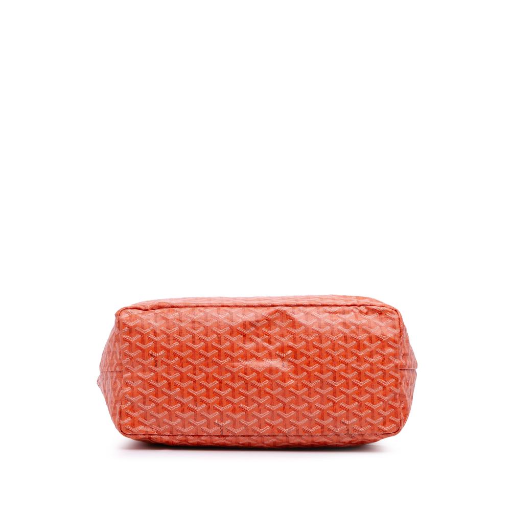 Goyard AB Goyard Orange Coated Canvas Fabric Goyardine Saint Louis GM France