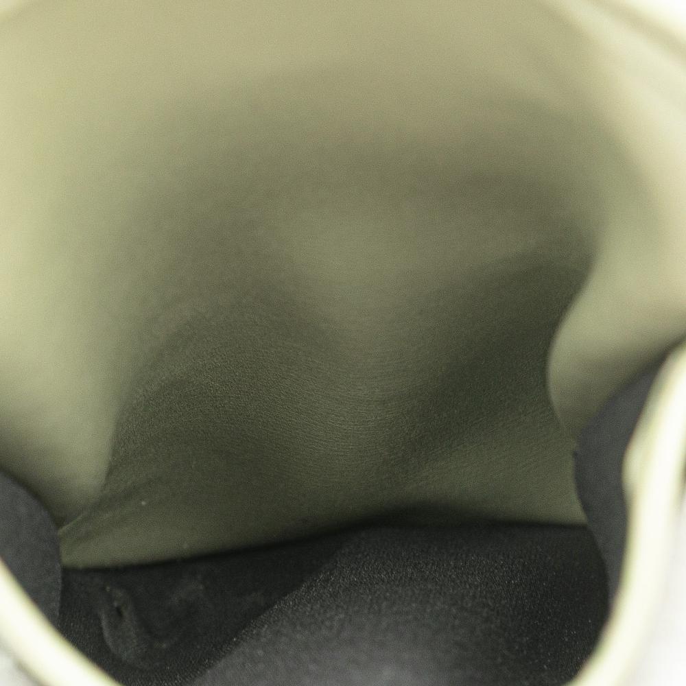 Fendi AB Fendi Green Mint Calf Leather O Lock Phone Pouch Crossbody Italy