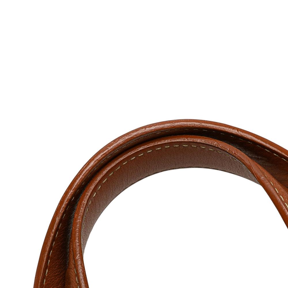 Goyard AB Goyard Black with Brown Coated Canvas Fabric Goyardine Voltaire France