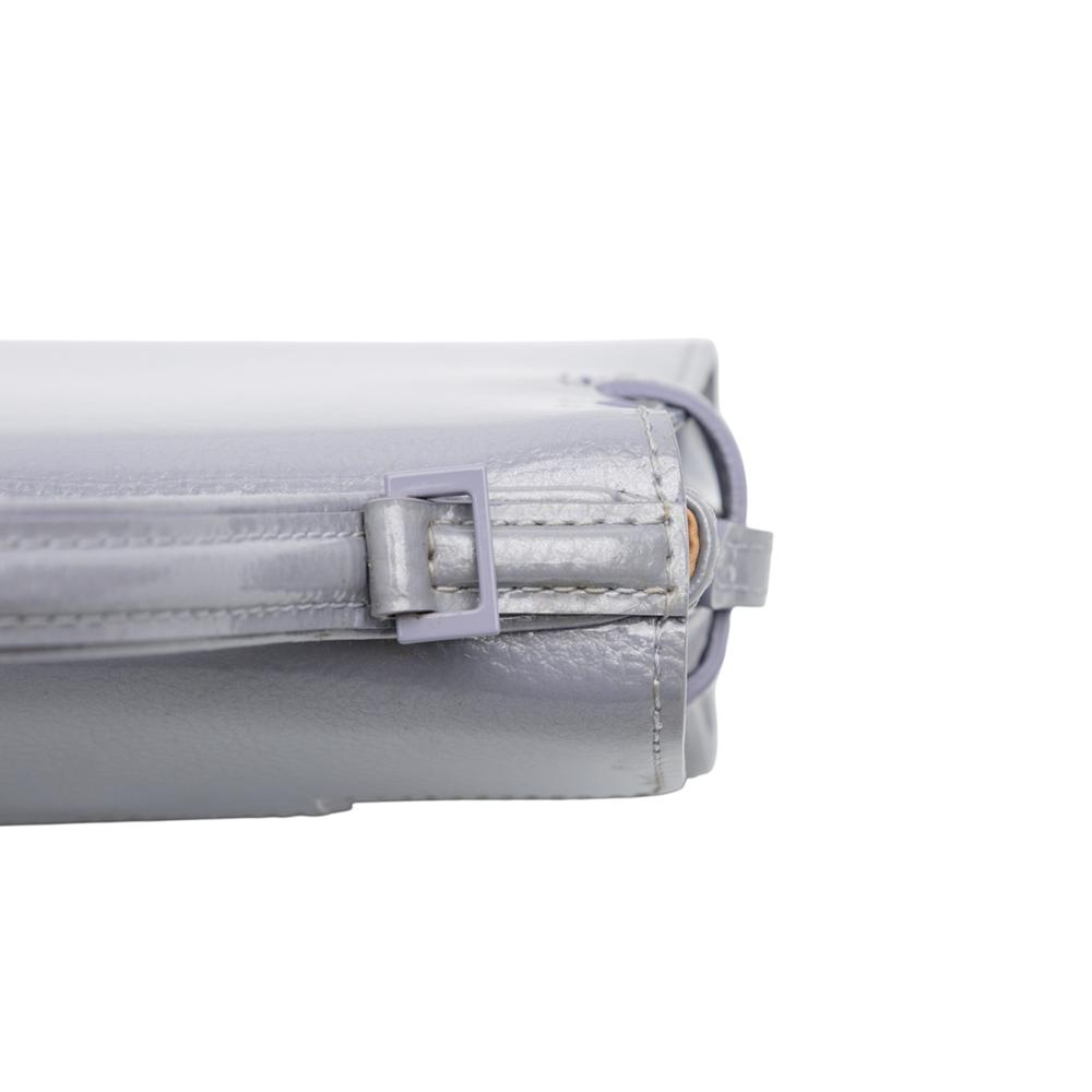 Delvaux B Delvaux Purple Lilac Patent Leather Leather Micro Patent Tempete Satchel France