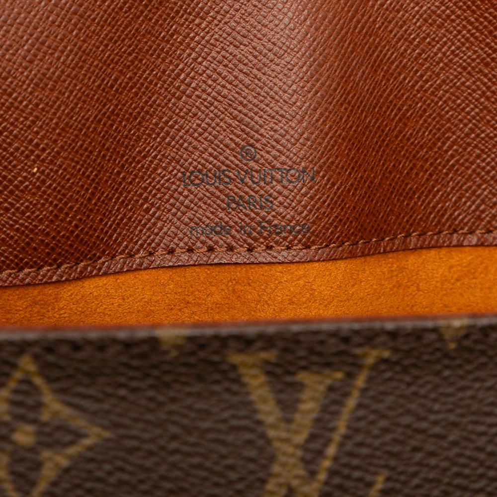 Louis Vuitton B Louis Vuitton Brown Monogram Canvas Fabric Monogram Musette Tango Short Strap France
