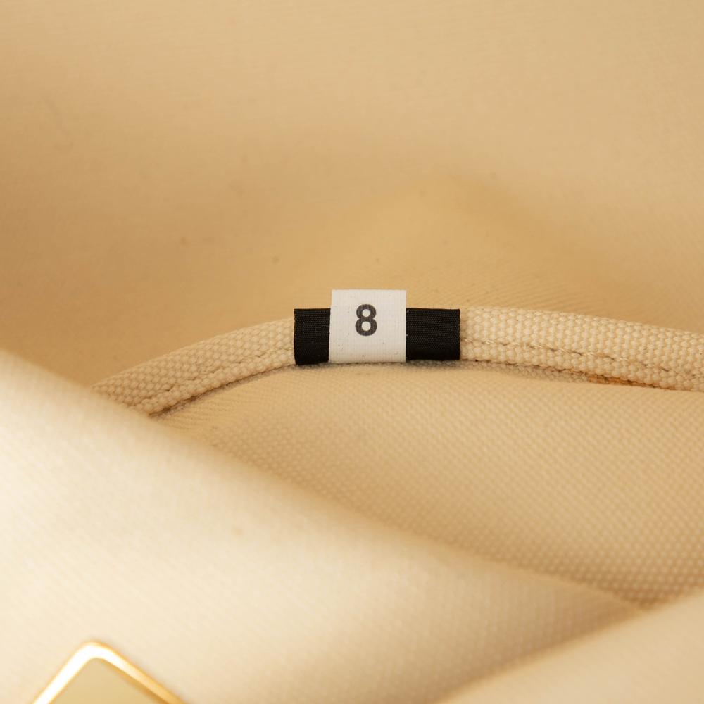 Prada B Prada Brown Canvas Fabric Large Canapa Azulejos Satchel Italy