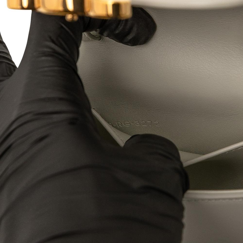 Celine AB Celine Brown Light Beige Calf Leather Mini skin Claude Crossbody Italy