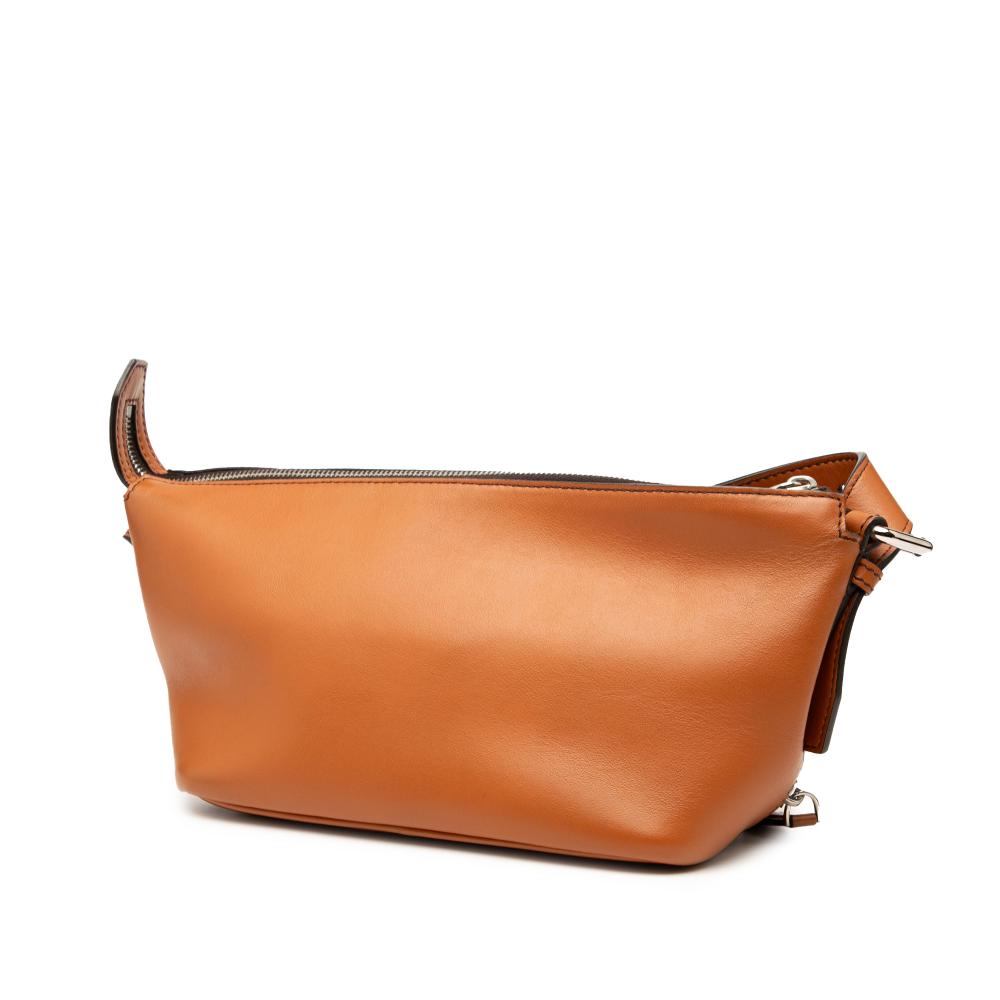 Fendi B Fendi Brown Calf Leather Sarah Coleman Vichy Belt Bag Italy