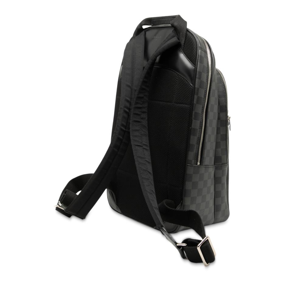 Louis Vuitton B Louis Vuitton Black Damier Canvas Fabric Damier Graphite Michael France