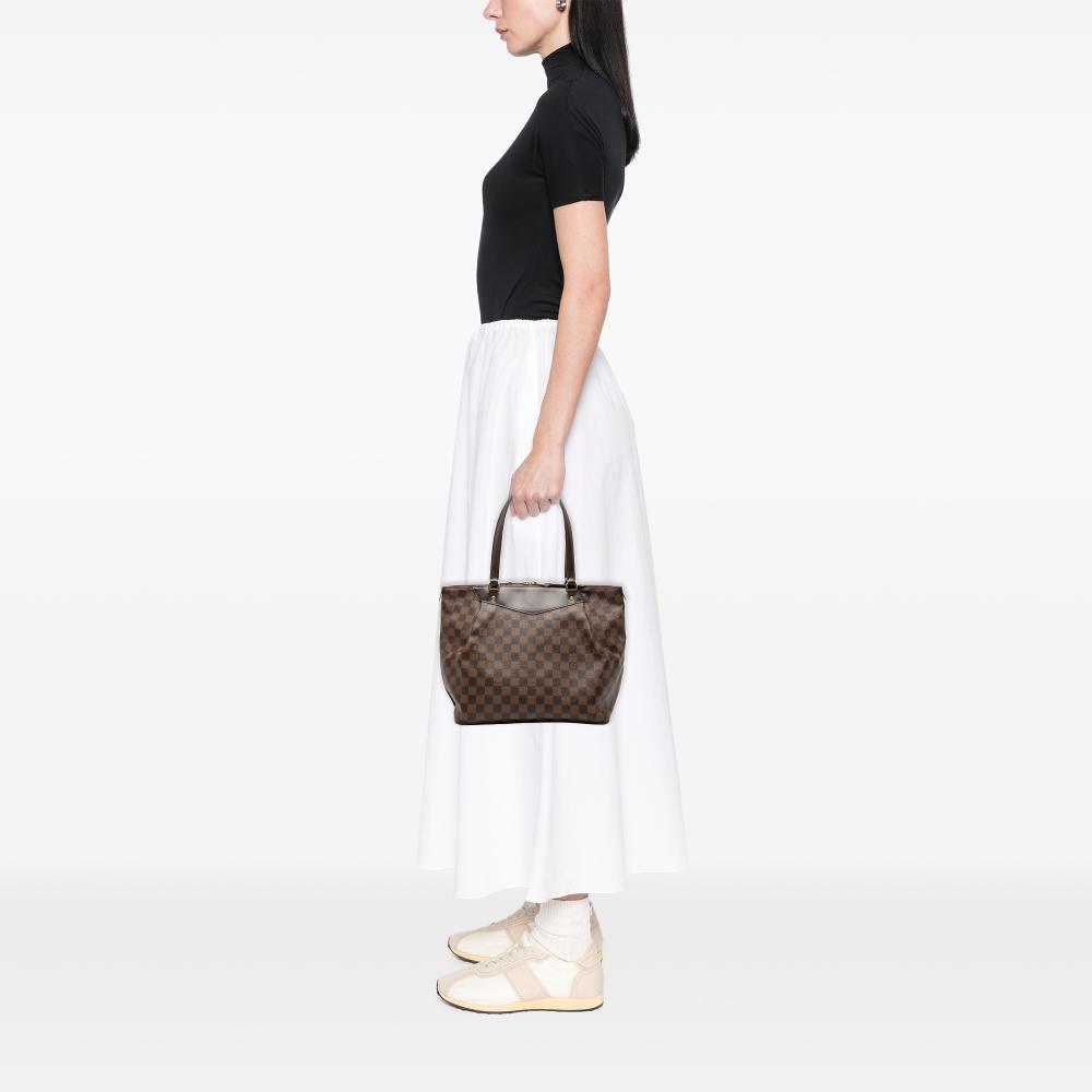 Louis Vuitton B Louis Vuitton Brown Damier Canvas Fabric Damier Ebene Westminster PM France