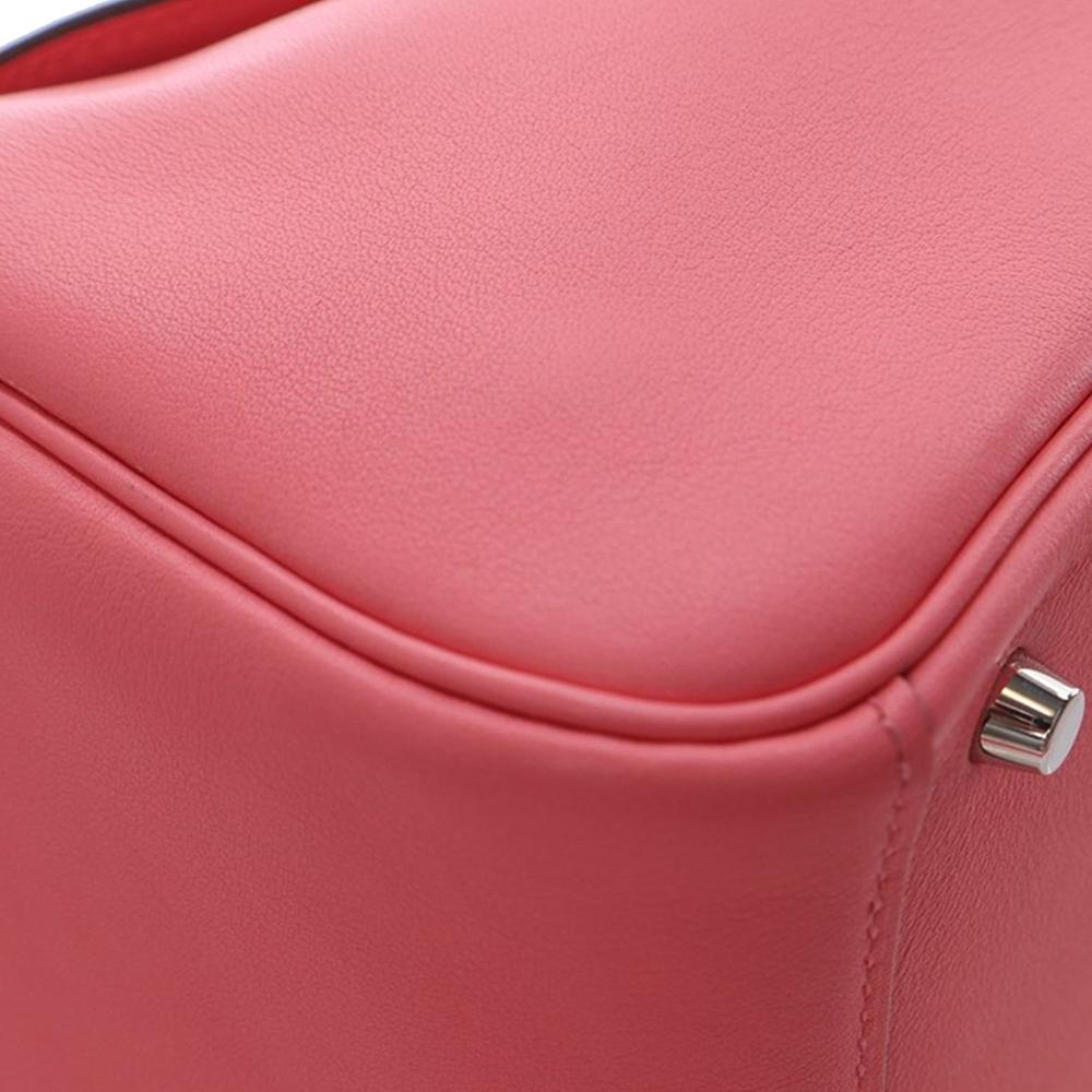 Hermès AB Hermès Pink Blush Calf Leather Mini Swift Lindy 20 France