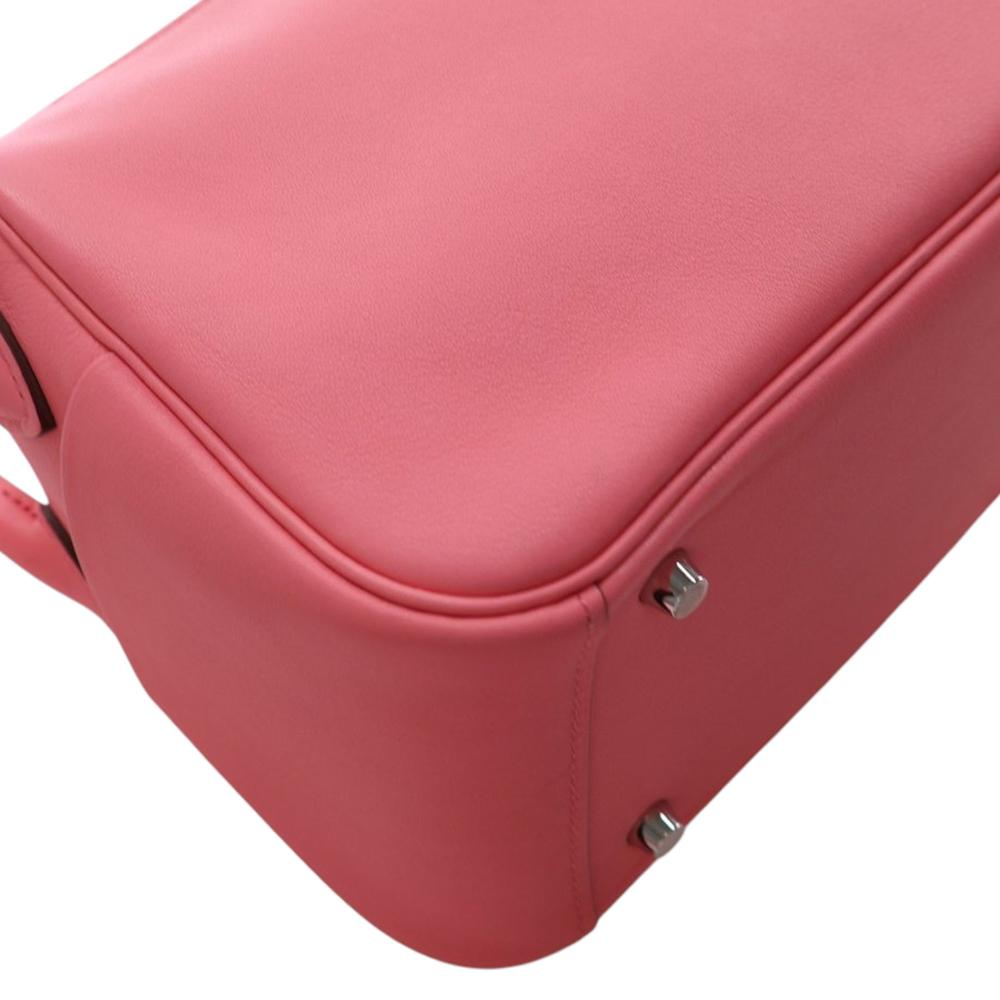 Hermès AB Hermès Pink Blush Calf Leather Mini Swift Lindy 20 France