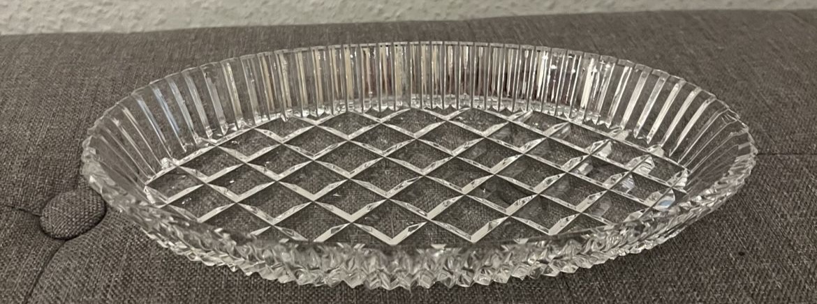 Non Signé / Unsigned 4 pièces en cristal