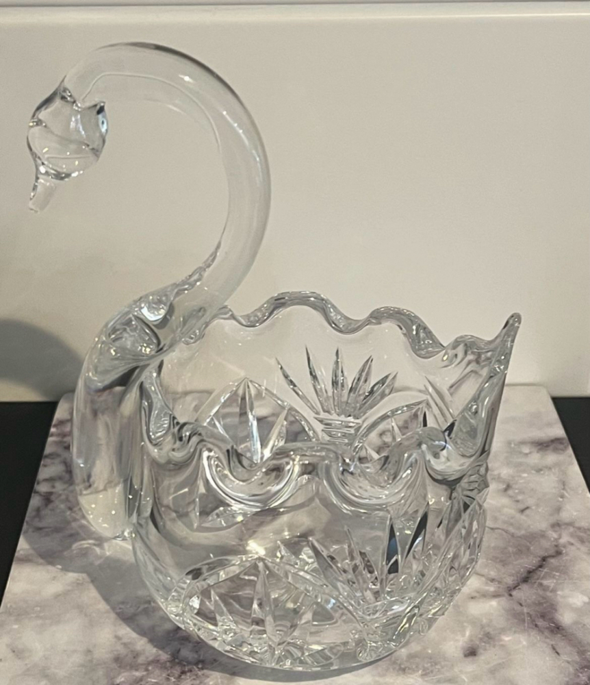 Non Signé / Unsigned 4 pièces en cristal