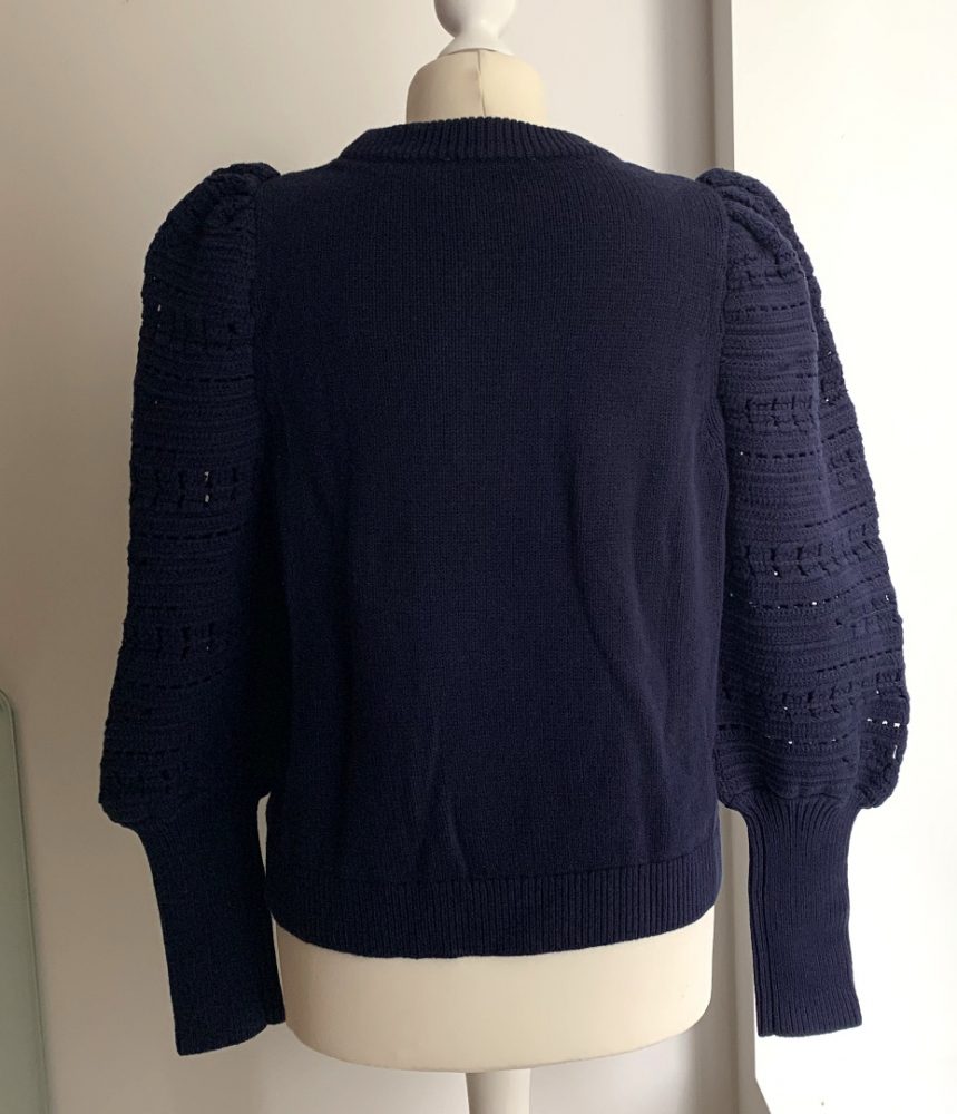 Sézane Pullover mit Puffärmeln