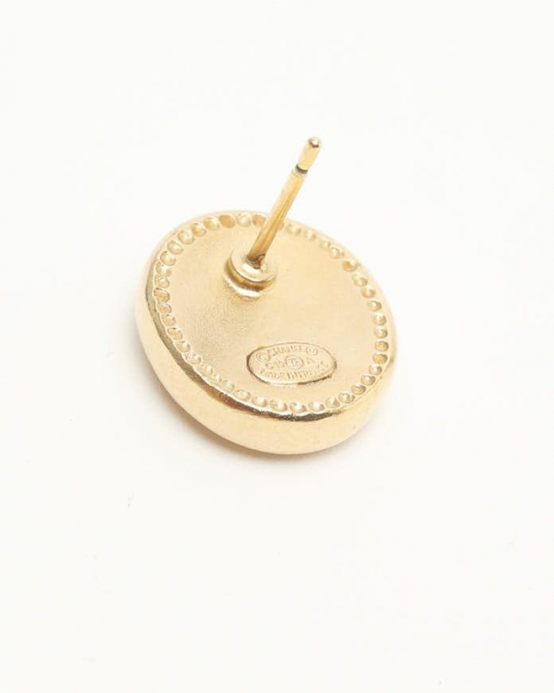 Chanel Coco Mark Rhinestone Earrings