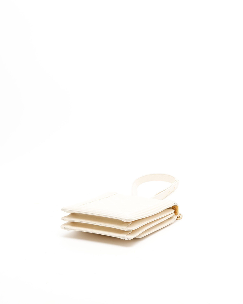 Chanel Caviar North South Boy Bag