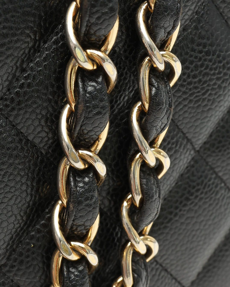 Chanel Classic Jumbo Caviar Single Flap Bag