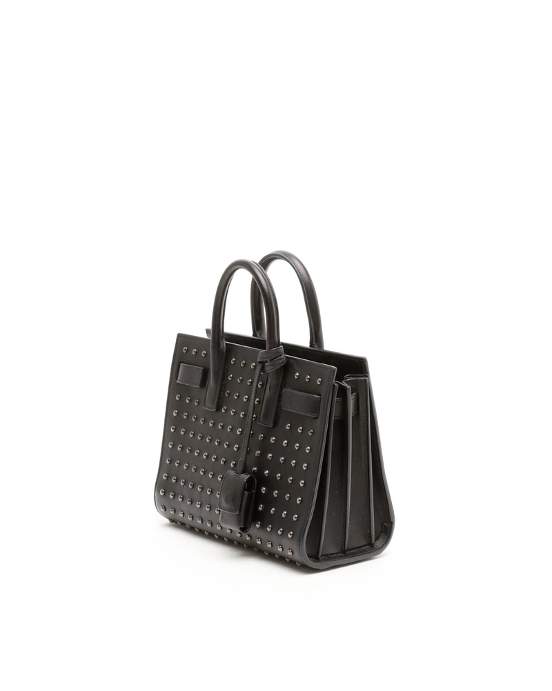 Saint Laurent Studded Sac De Jour Nano Bag