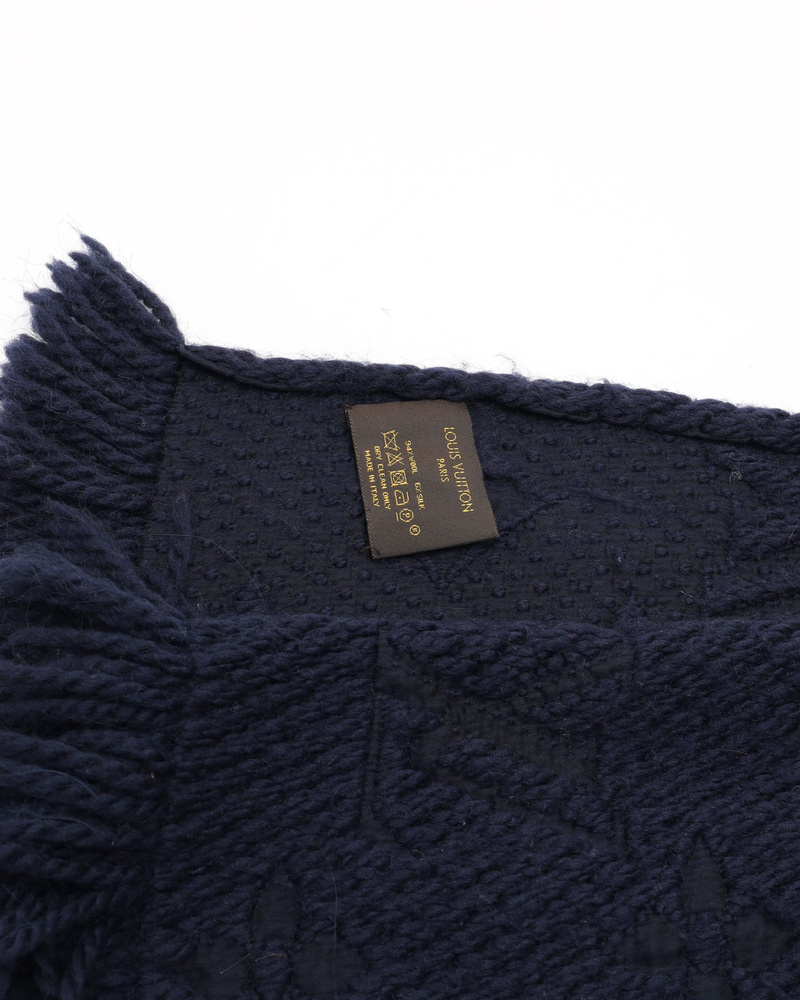 Louis Vuitton Logomania Wool Scarf