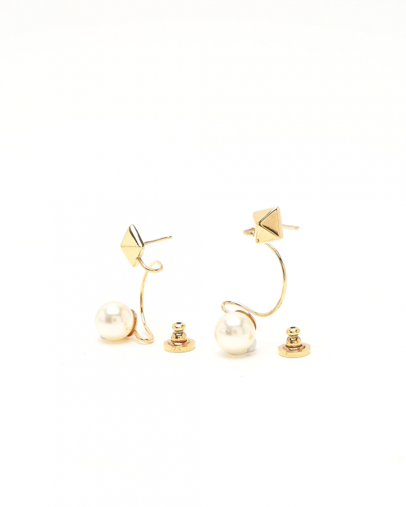 Valentino Pearl Rockstud Earrings