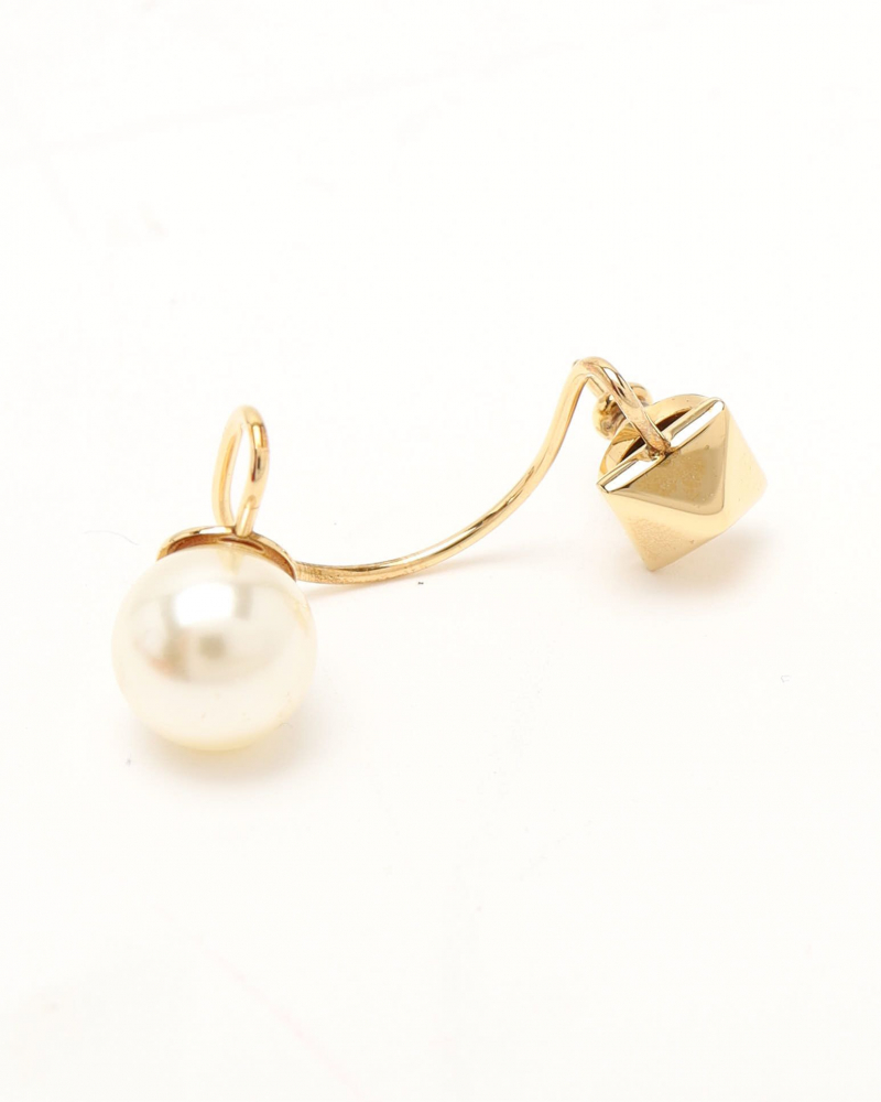 Valentino Pearl Rockstud Earrings