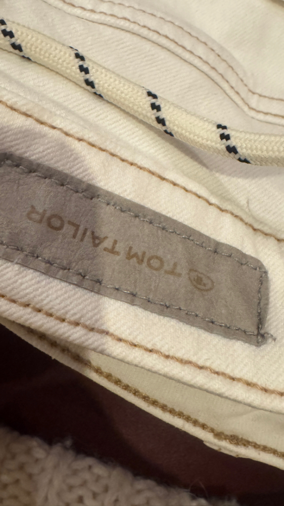 Tom Tailor White Tom Tailor Jeans - Barrel Leg - Size 30/28