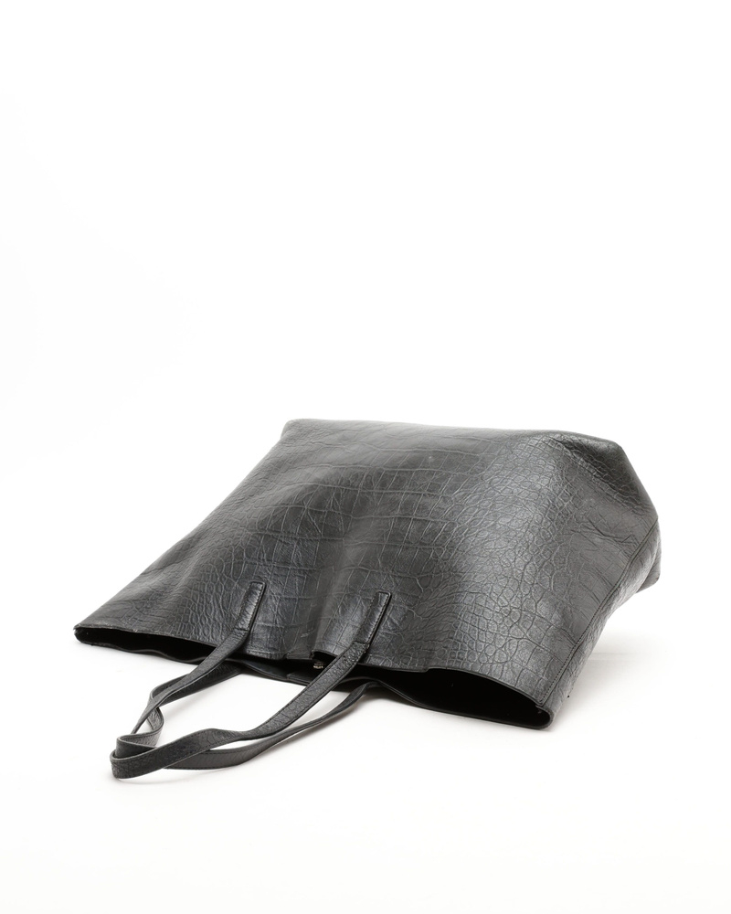 Saint Laurent Shopping Croc Tote Bag