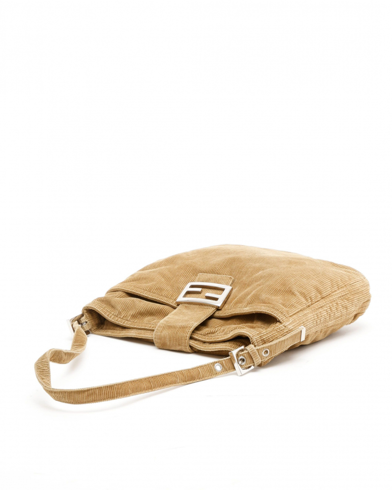 Fendi Corduroy Shoulder Bag