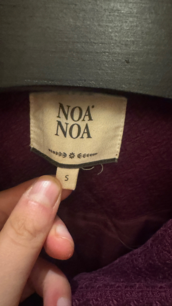 noa noa Wolljacke in Beere/Pflaume – Gr. S