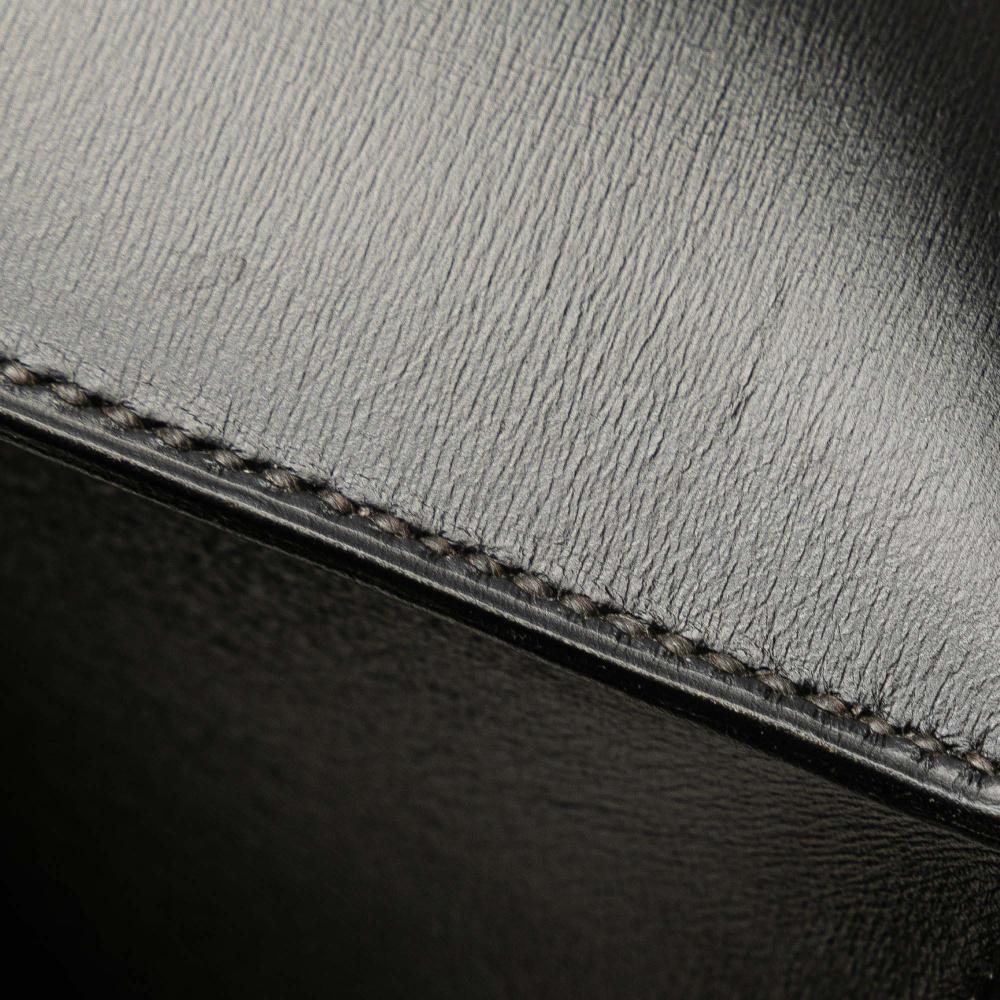 Hermès AB Hermès Black Calf Leather Box Kelly Sellier 32 France