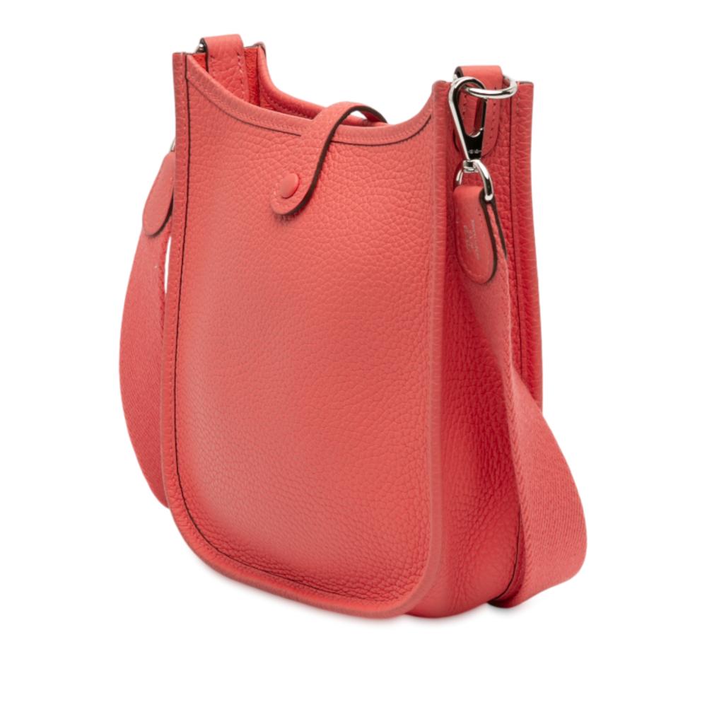 Hermès B Hermès Pink Blush Calf Leather Clemence Amazone Evelyne TPM 16 France