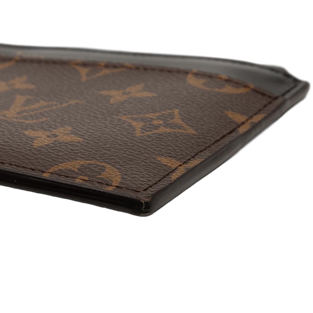 Louis Vuitton B Louis Vuitton Brown Monogram Canvas Fabric Monogram Slim Purse Spain