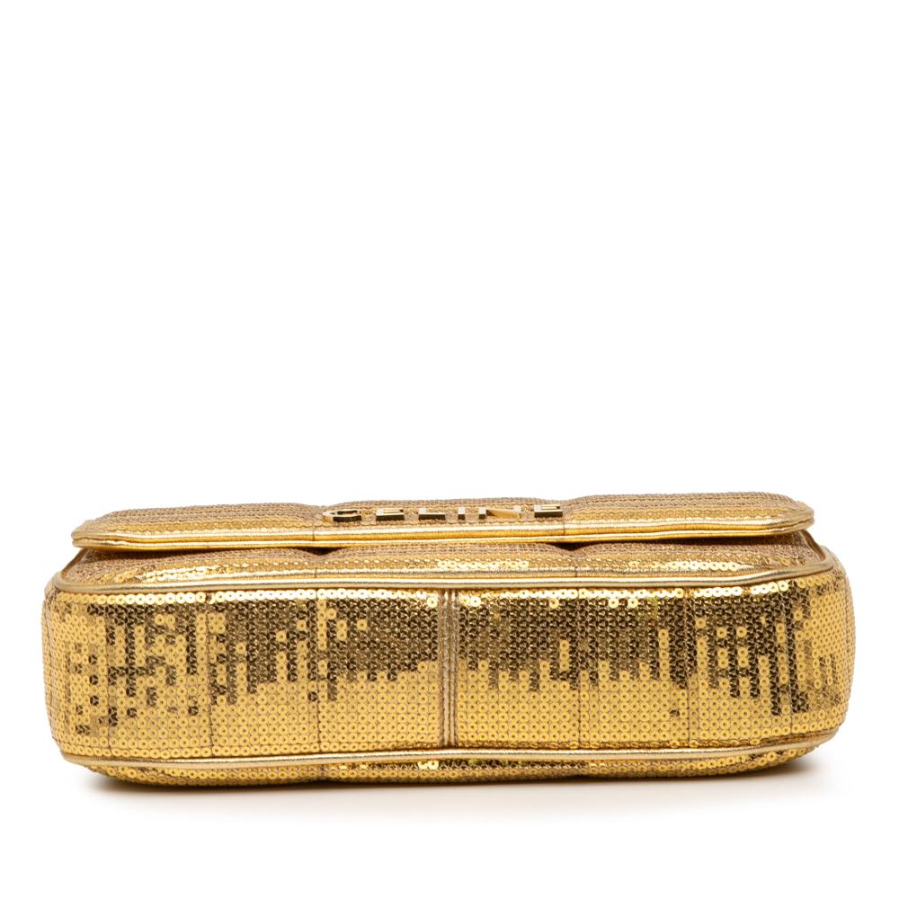 Celine AB Celine Gold Sequin Other Chain Shoulder Bag Italy