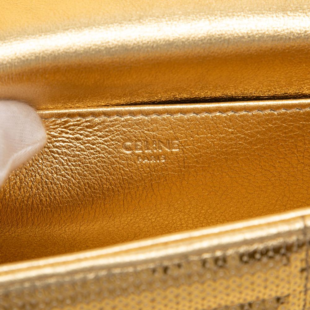 Celine AB Celine Gold Sequin Other Chain Shoulder Bag Italy