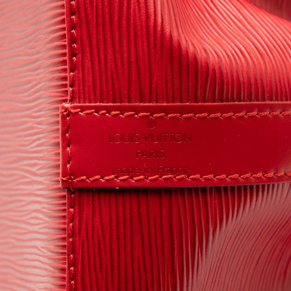 Louis Vuitton B Louis Vuitton Red Epi Leather Leather Epi Petit Noe France