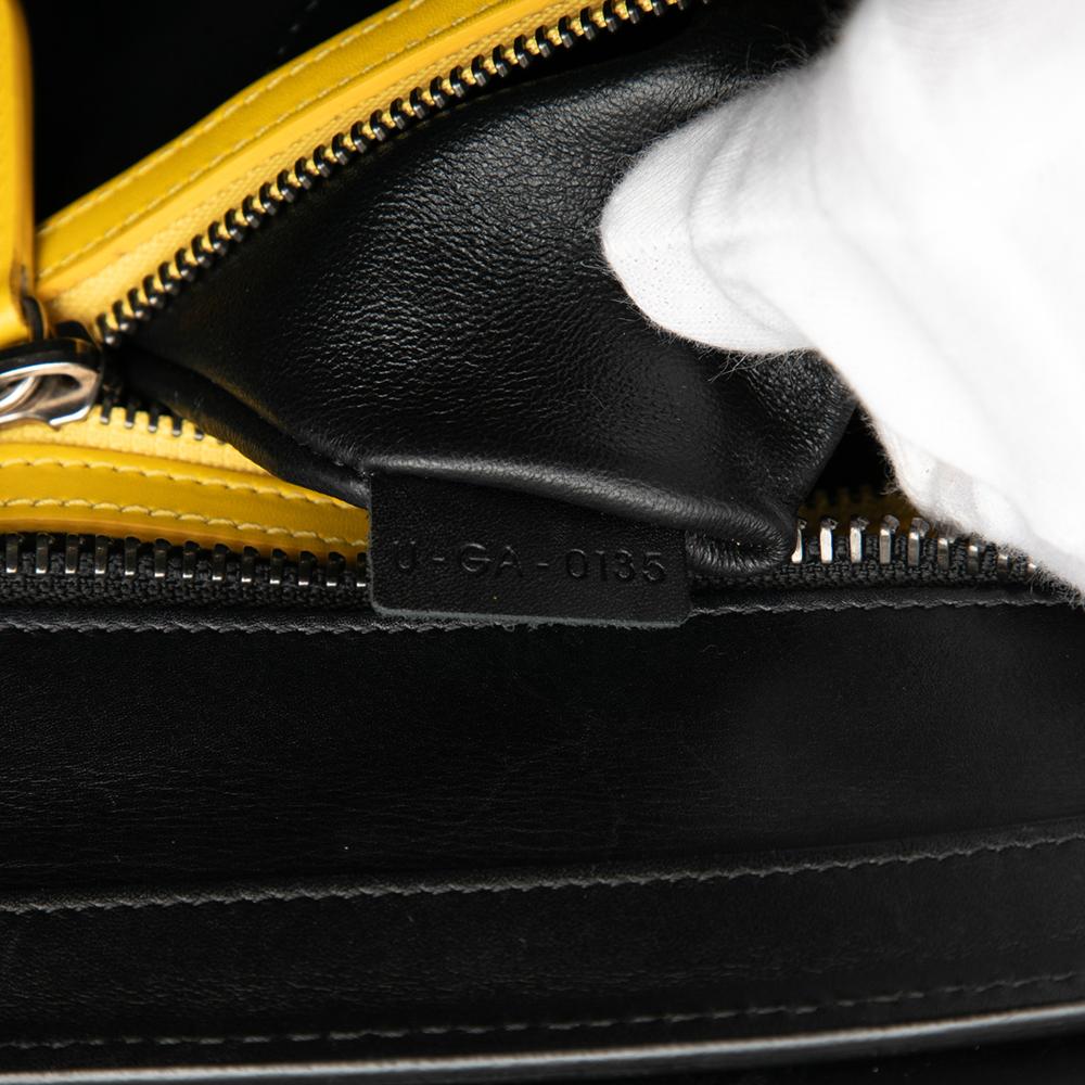 Celine B Celine Brown Light Beige with Multi Calf Leather Micro Tricolor Canvas and Luggage Tote Italy