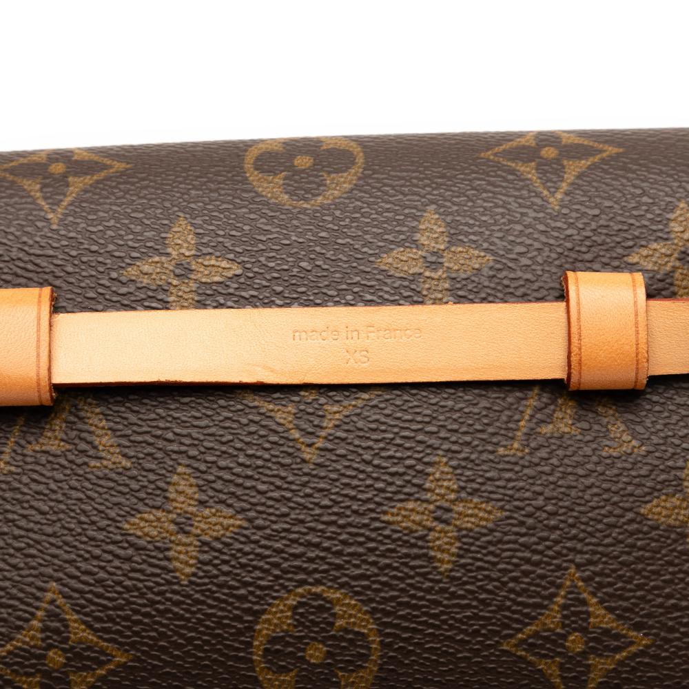 Louis Vuitton B Louis Vuitton Brown Monogram Canvas Fabric Monogram Pochette Florentine France