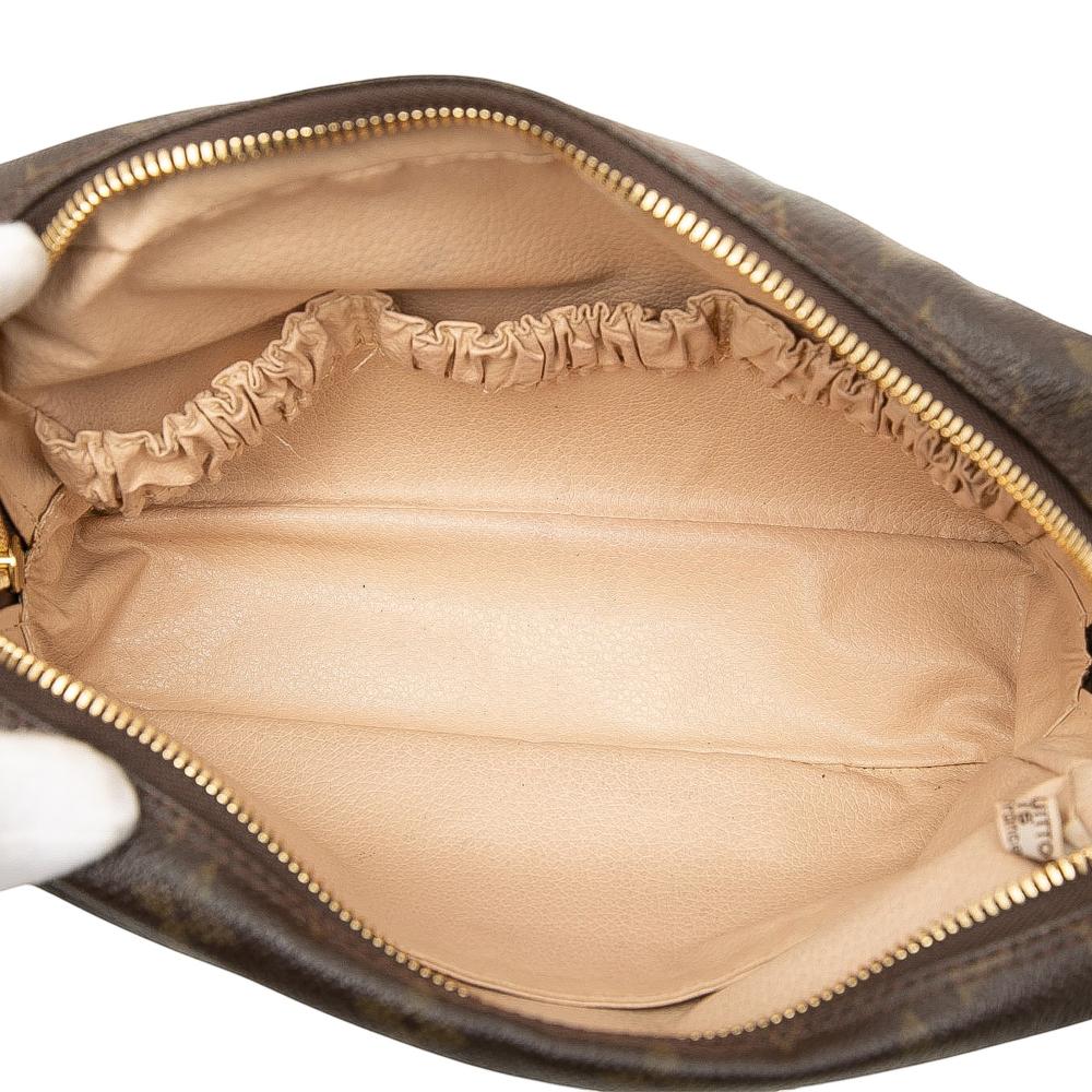 Louis Vuitton B Louis Vuitton Brown Monogram Canvas Fabric Monogram Trousse Toilette 23 France
