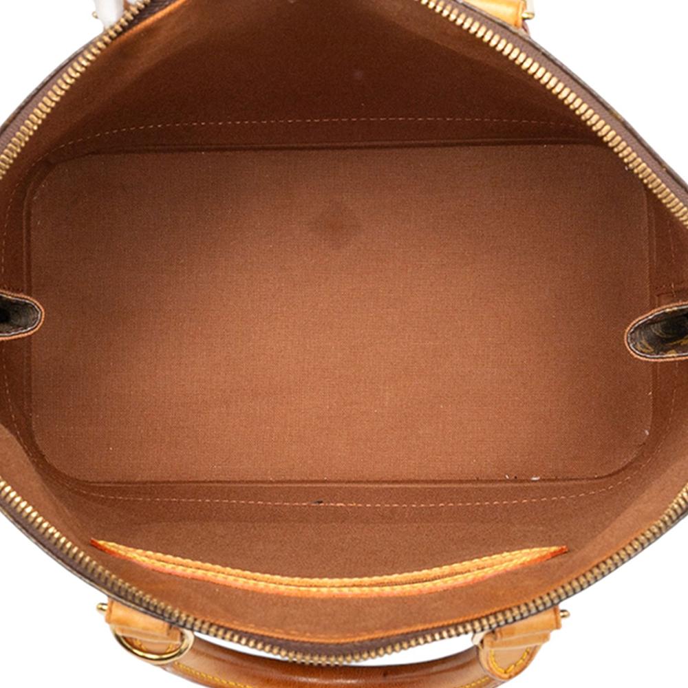Louis Vuitton B Louis Vuitton Brown Monogram Canvas Fabric Monogram Alma PM France