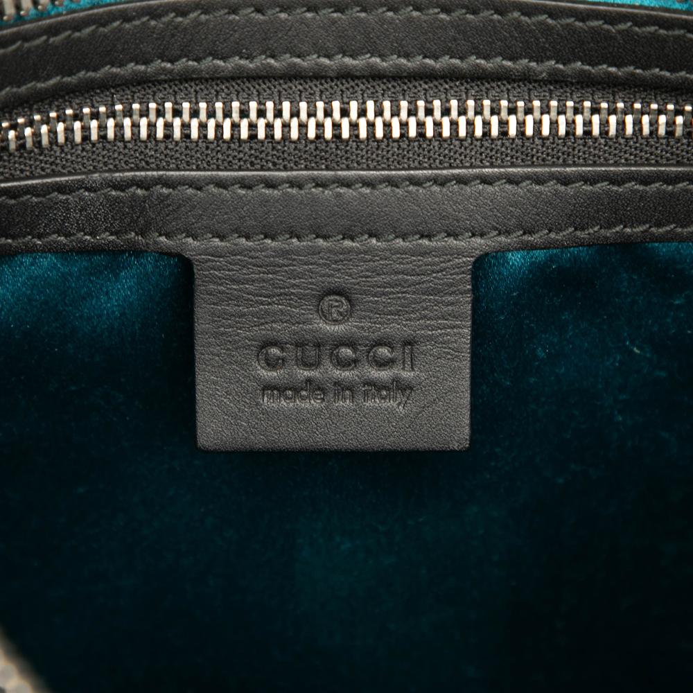 Gucci B Gucci Red with Black Suede Leather Dionysus Bucket Bag Italy