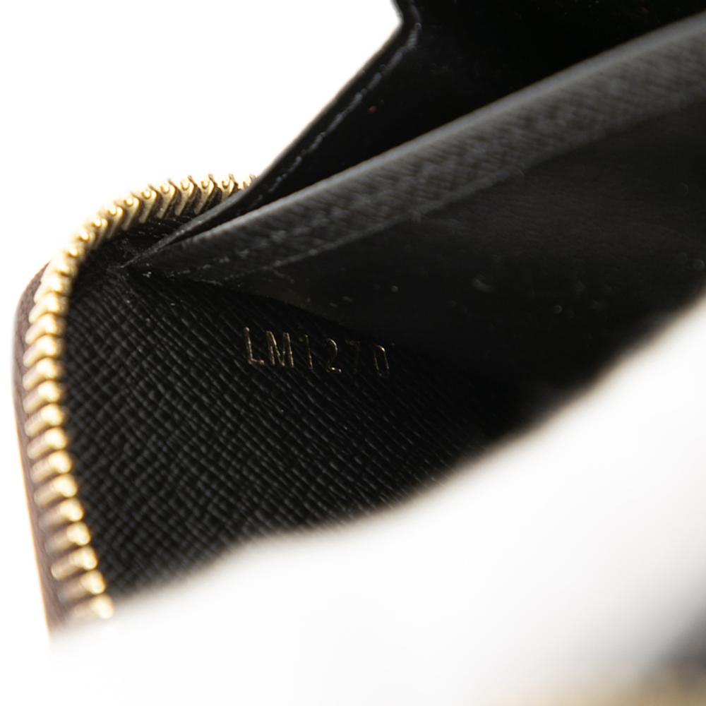 Louis Vuitton B Louis Vuitton Brown Monogram Canvas Fabric Monogram Giant Reverse Zippy Long Wallet France