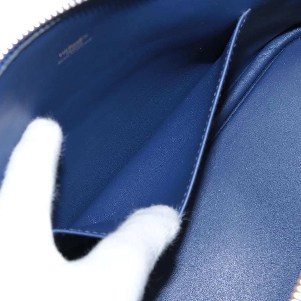 Hermès AB Hermès Blue Calf Leather Evercolor 1923 Bolide 25 France